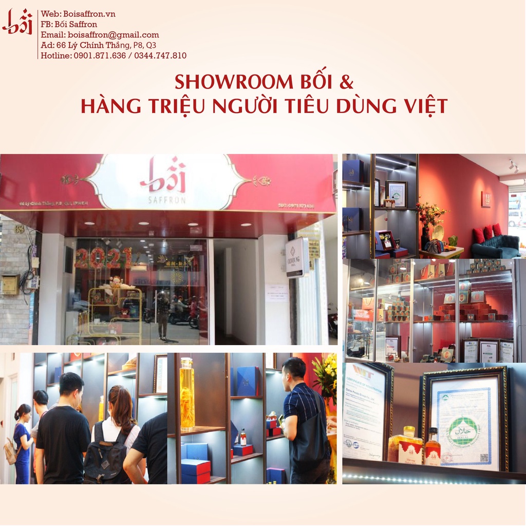 Premium Saffron 5+ hỗ trợ giấc ngủ, ổn định huyết áp, sáng da, giảm thâm mụn, Saffron nhập khẩu Iran - 1gram