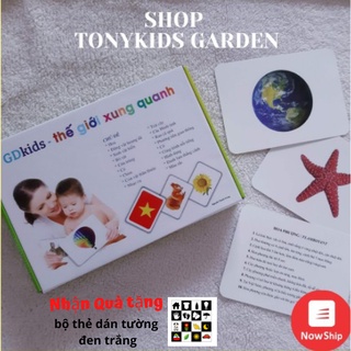 flashcard Glenn Doman thế giới xung quanh GDKids
