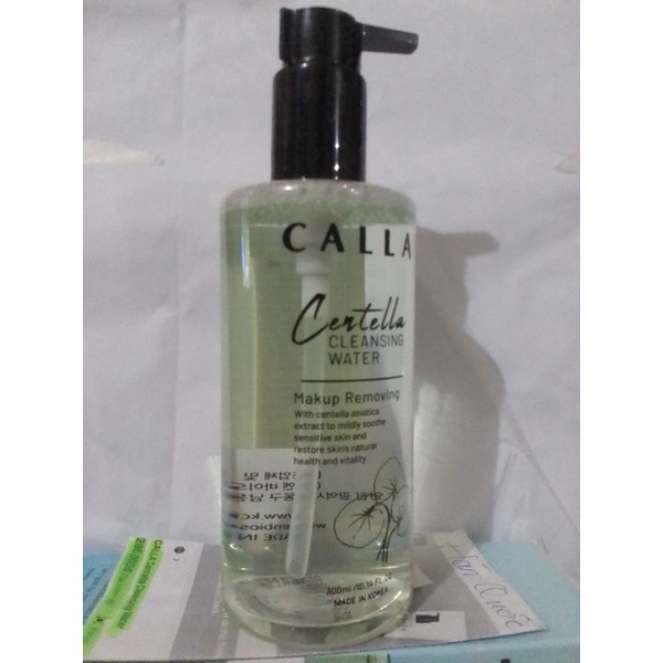 Nước tẩy trang chiết khấu từ rau má 300ml giá tem 296k -Calla -nhập khẩu Hàn QuốcCALLA CENTELLA CLEANSING WATER