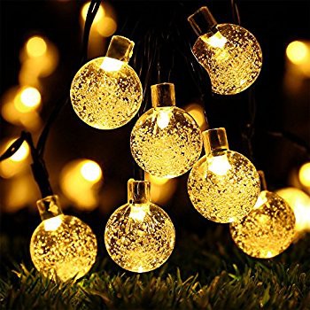 Dây đèn chớp tắt bi bọt đủ màu 9m, dây đèn trang trí chống nước, đèn trang trí noel