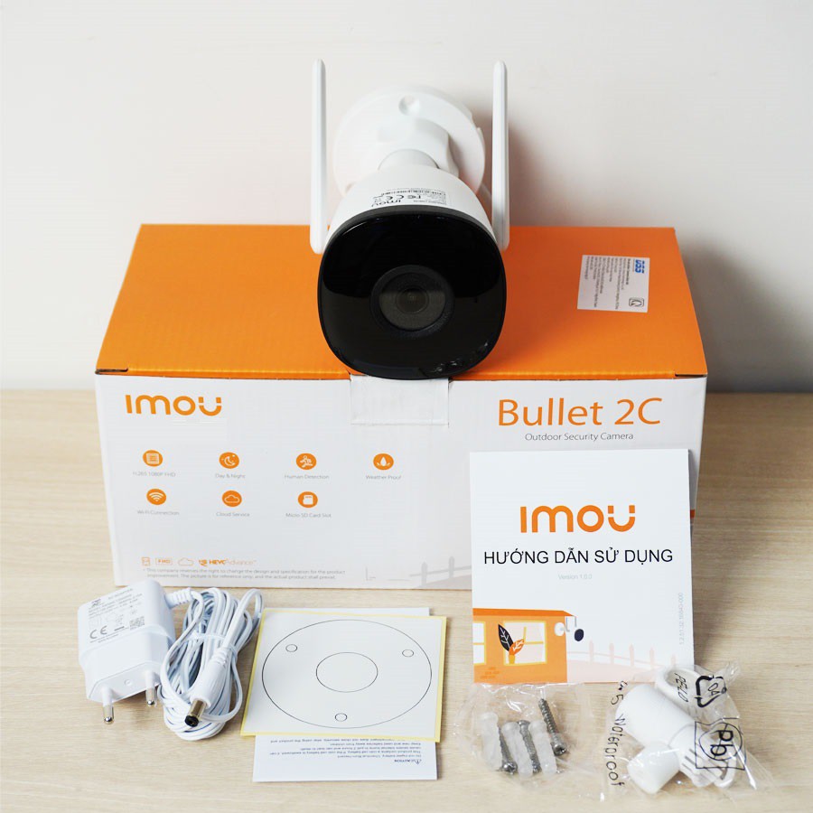 Camera  F22P IMOU 2.0MP Wifi Ngoài Trời Chính Hãng FPT
