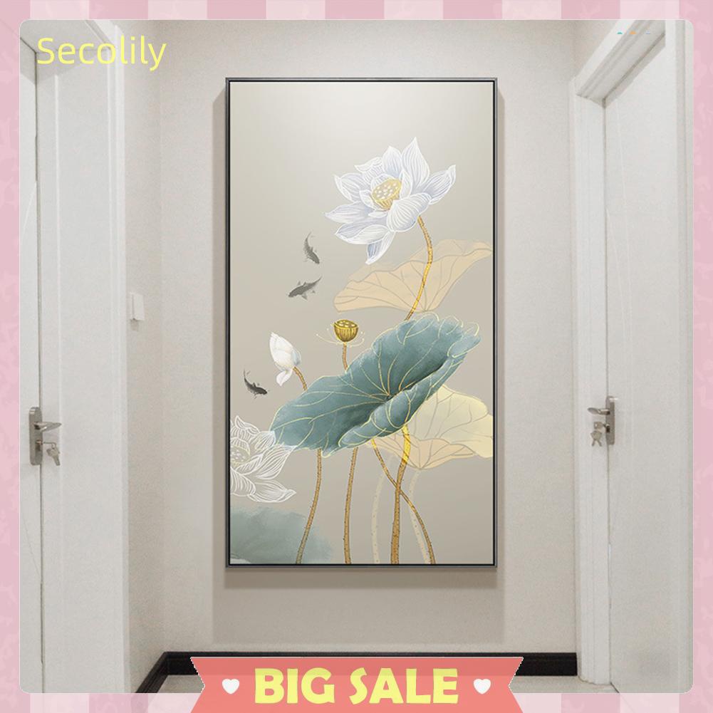 Bộ Tranh Thêu Chữ Thập Tự Làm Hình Hoa Sen 11CT