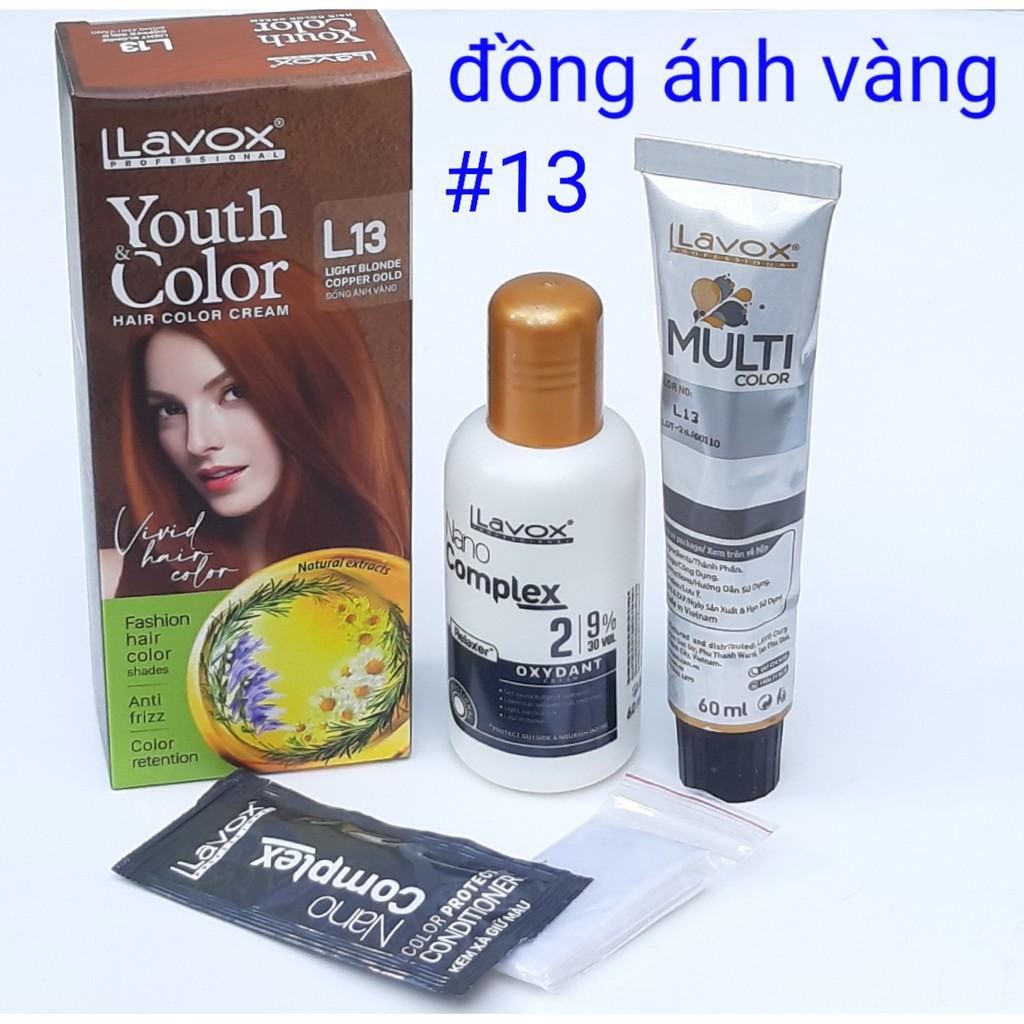 [nhiều màu] Kem nhuộm màu thảo dược Lavox  Youth color hair cream Natural Herbs | BigBuy360 - bigbuy360.vn