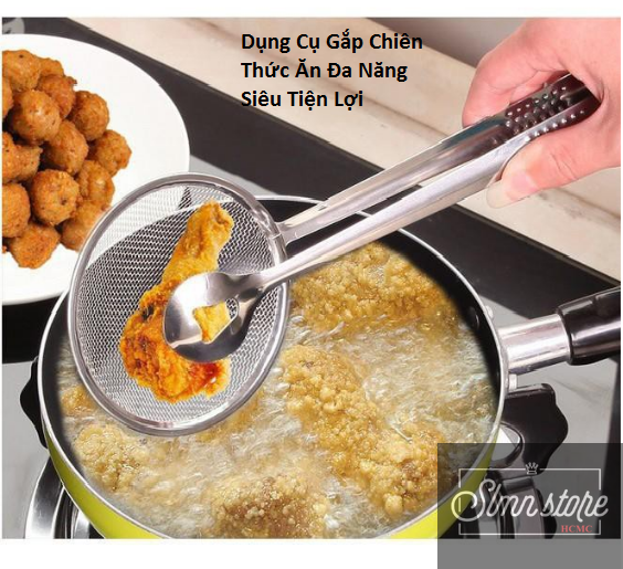 Dụng cụ gắp chiên,kẹp thức ăn đa năng tiện lợi. SD1_KepChaGio