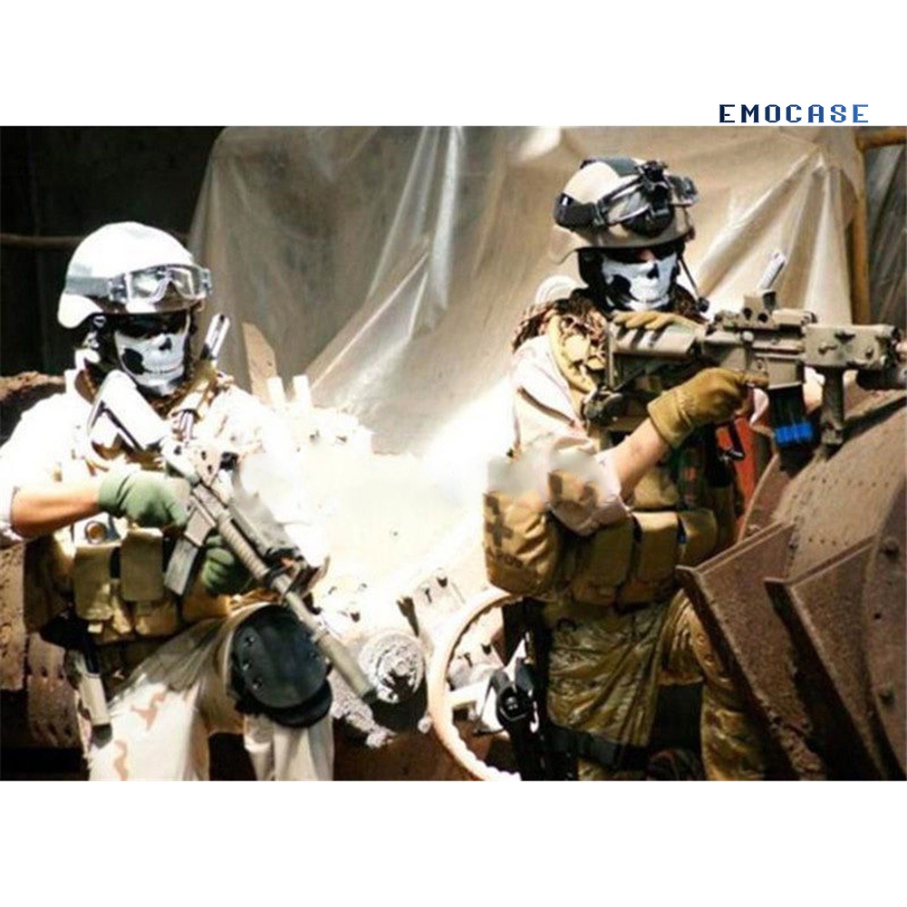 Vỏ Bọc Che Mặt Và Cổ In Hình Bộ Xương Cá Tính Cho Người Đi Xe Máy