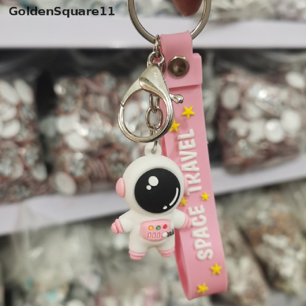 Móc Khóa Kim Loại Hình Phi Hành Gia / Hành Gia / Tàu Vũ Trụ Goldsquare11