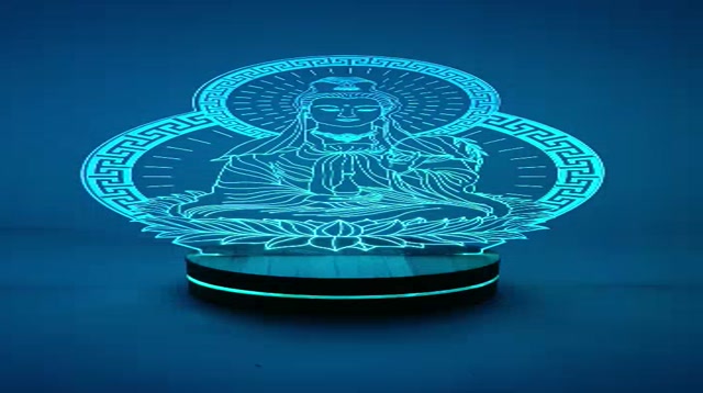 Đèn 3D Led Tượng Phật | BigBuy360 - bigbuy360.vn