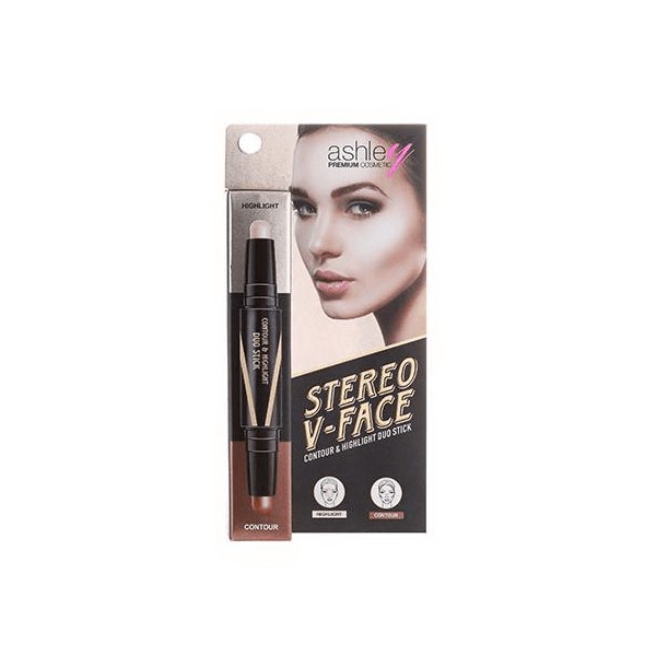 Tạo Khối 2 Đầu Ashley Stereo V-Face Contour & Highlight Duo Stick