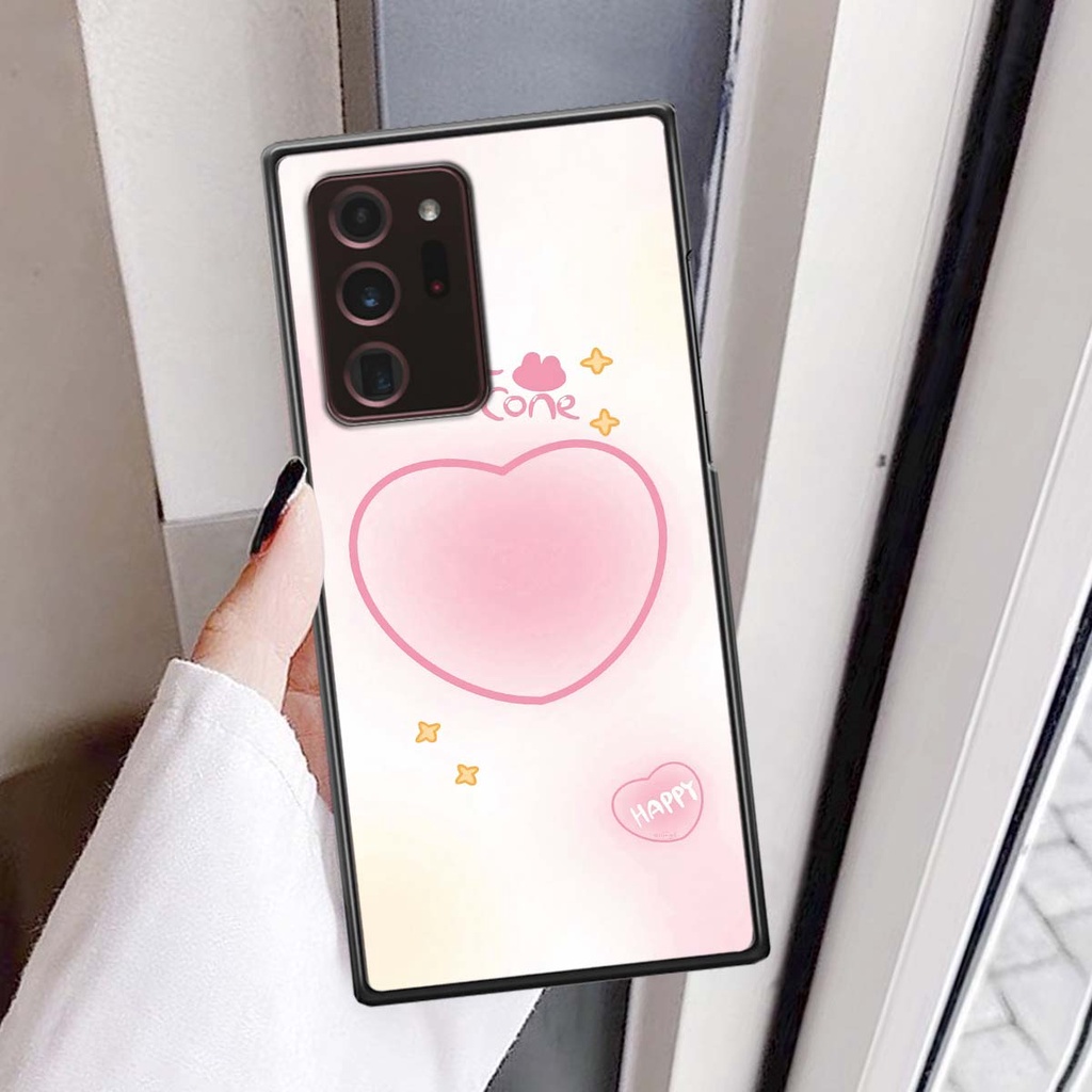 Ốp Samsung Note 20 Ultra in hình trái tim, caro kẹo ngọt đầy cá tính siêu đẹp siêu chất