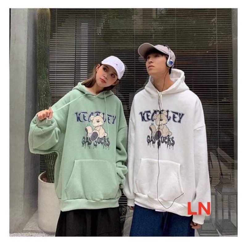 Áo hoodie 3D gấu bông LN11