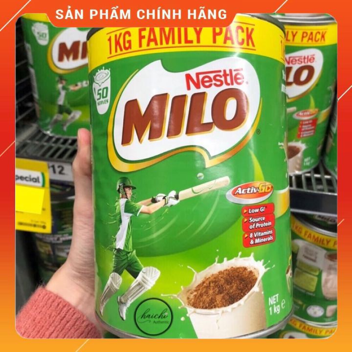 Sữa bột Milo Úc  1kg [CHUẨN AUTH NỘI ĐỊA] Date mới nhất