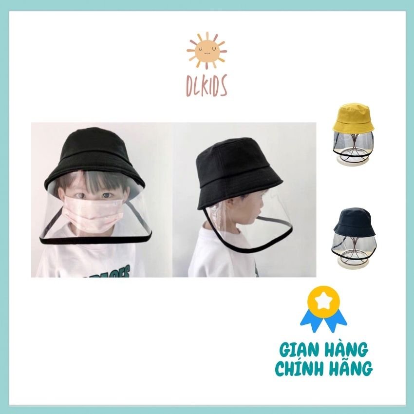 Mũ Chắn Giọt Bắn Trẻ Em, An Toàn Cho Bé, Nón Có Kính Người Lớn Hàng Đẹp