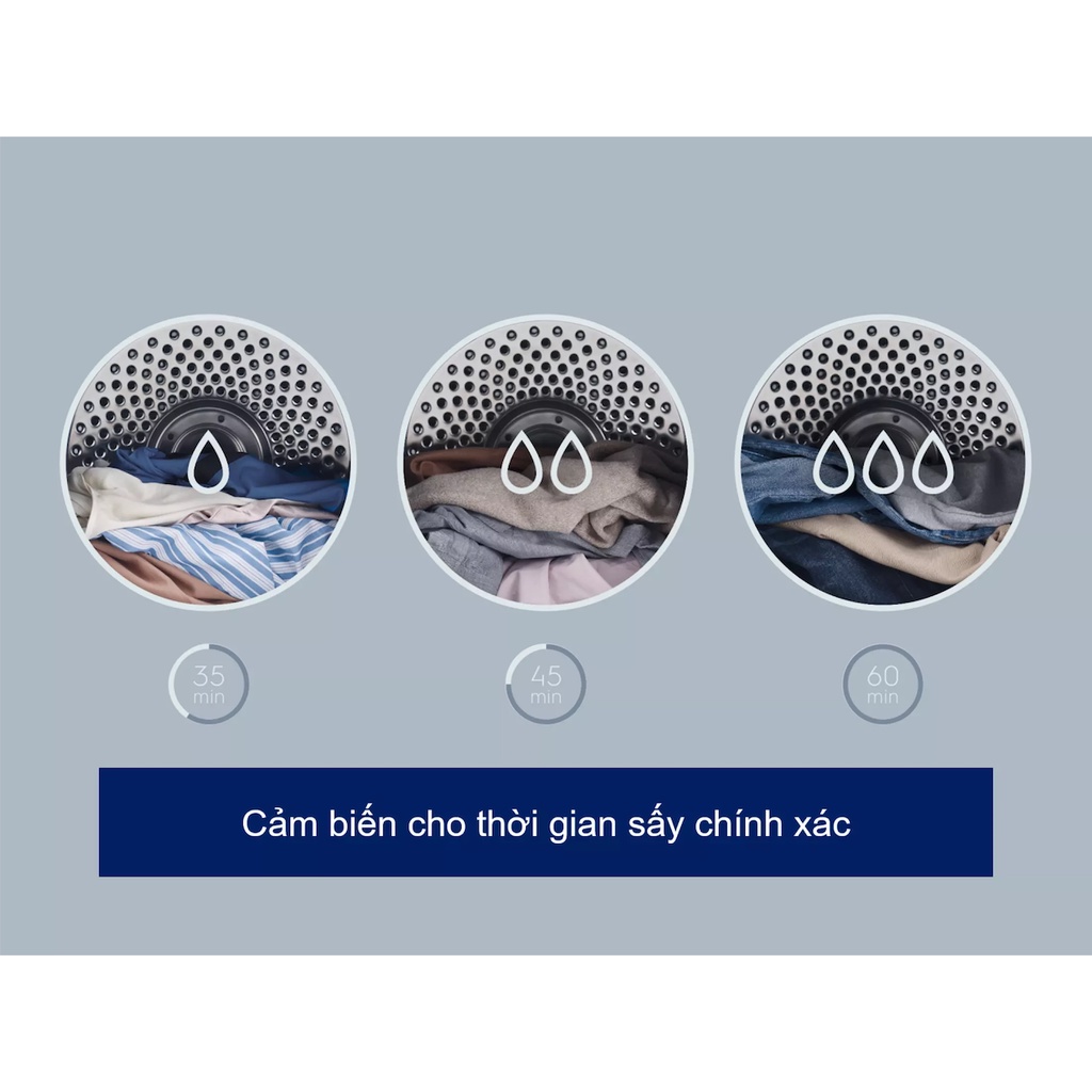 Máy sấy thông hơi Electrolux 7kg UltimateCare 500 EDV705HQWA - Hàng Chính Hãng