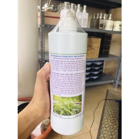 [ 1000ml - CAO CẤP] Kem massage mặt spa trà xanh, bạc hà, hoa hồng, da mụn ,da dầu, trắng da | BigBuy360 - bigbuy360.vn