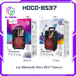 Loa Bluetooth Hoco BS37 Dancer loa di động không dây kèm mic Karaoke công nghệ TWS chuẩn bluetooth 5.0 Bảo hành 12 tháng