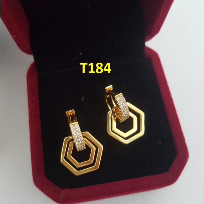Bông tai khuyên tai nữ T184 NaMoo Jewelry