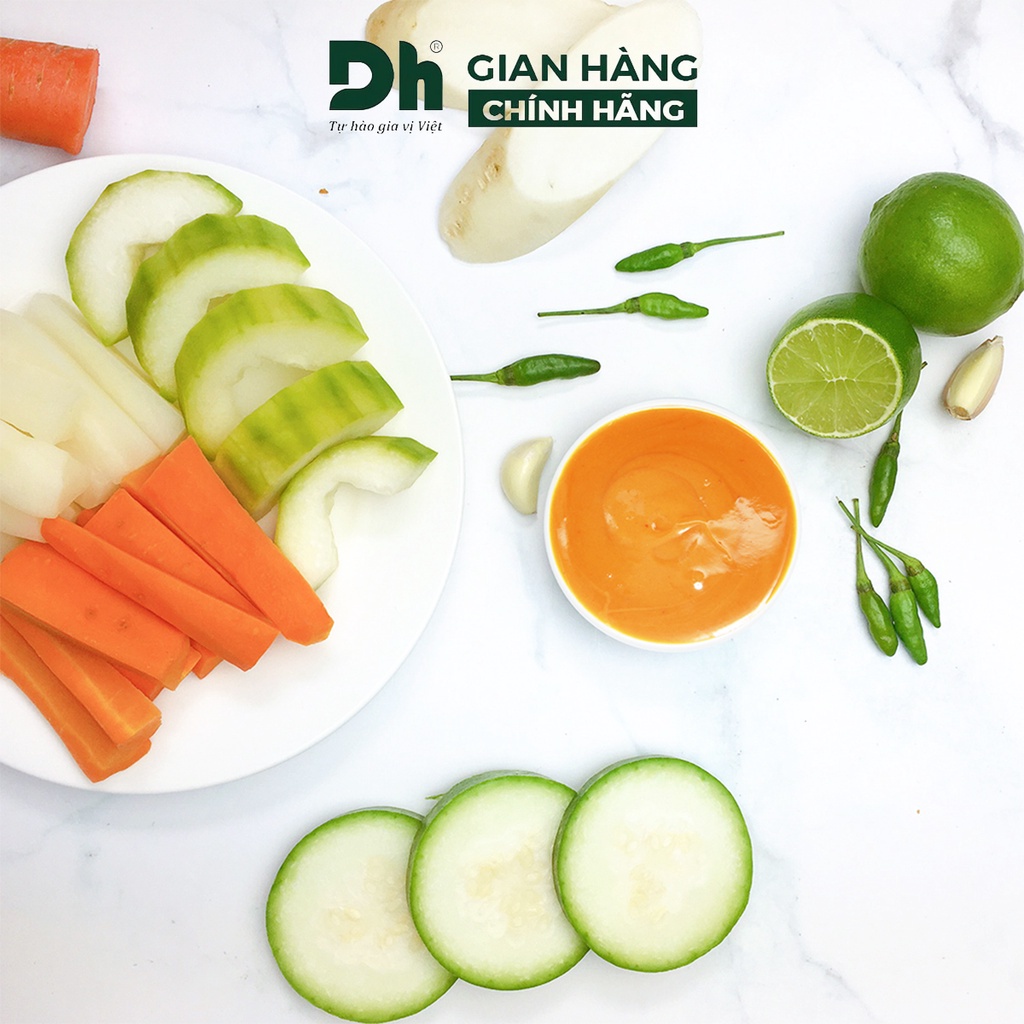 Muối chanh ớt Nha Trang DH Foods gia vị nước sốt chấm hải sản đồ nướng 200gr - DHSCH02