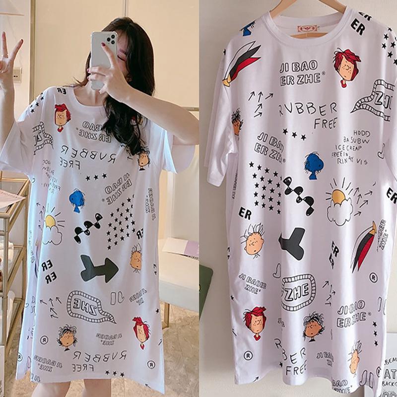 Đầm Ngủ Dáng Rộng Dễ Thương Cho Nữ