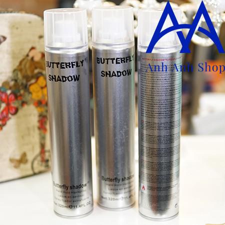 Gôm Xịt Tóc Buttrelfy Shadow 320ml Giá Rẻ Giữ Nếp Tóc