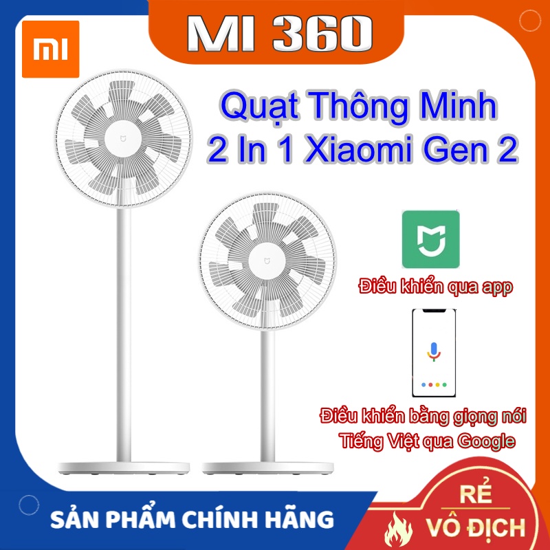 Quạt Đứng Thông Minh Xiaomi DC inverter Gen 2 BPLDS02DM Quốc Tế✅ Điều Khiển Qua App✅ Điều Khiển Giọng Nói Bằng Tiếng Vệt