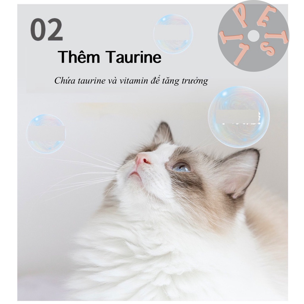 Bịch 2.5kg Hạt Thức Ăn Mèo Delicious nội địa TQ- Dành cho trại mèo, nuôi mèo số lượng lớn