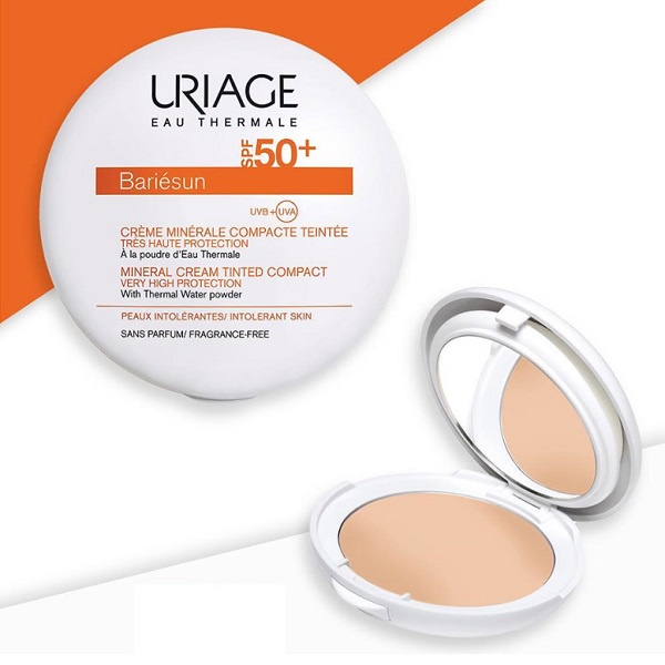 PHẤN NÊN TRANG ĐIỂM CHỐNG NẮNG BỘT KHOÁNG TƯƠI URIAGE POWDER BARIESUN COMPACT POWDER SPF50 10G CHÍNH HÃNG - 9584