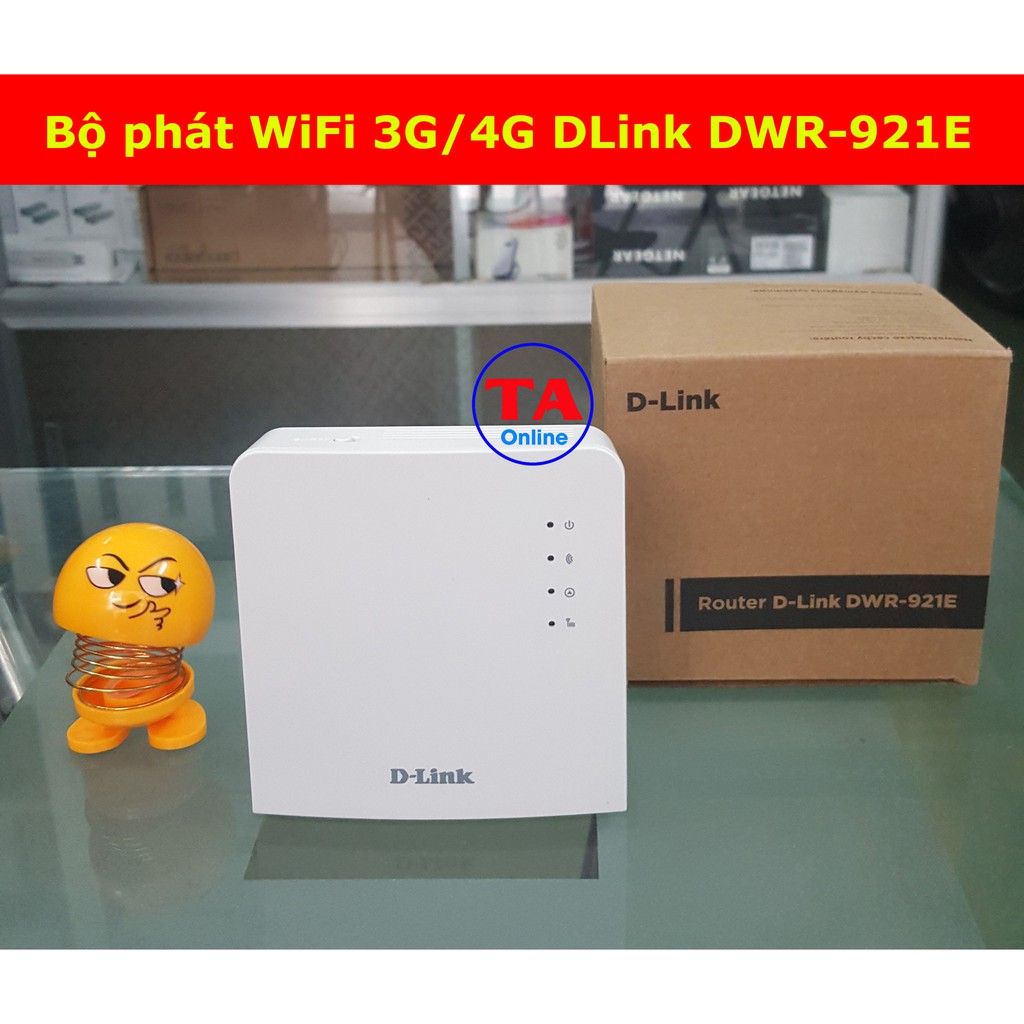 Bộ phát WiFi 3G/4G DLink 921E - LTE tốc độ 150Mbps - Hỗ Trợ 32 User - 1 Cổng WAN/LAN và 1 Cổng LAN