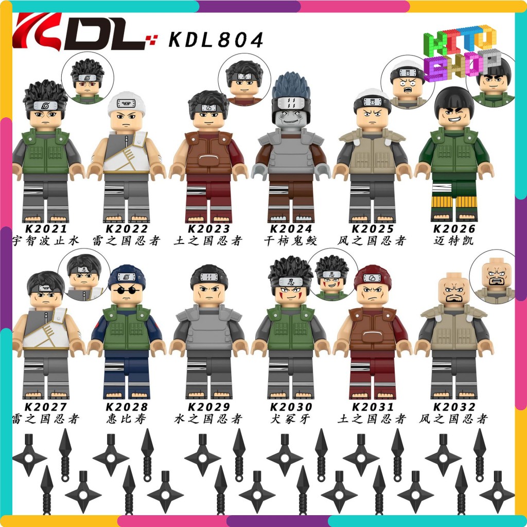 Đồ Chơi Xếp Hình Lego Minifigures Mô Hình Nhân Vật Naruto Nhiều Mẫu KDL804
