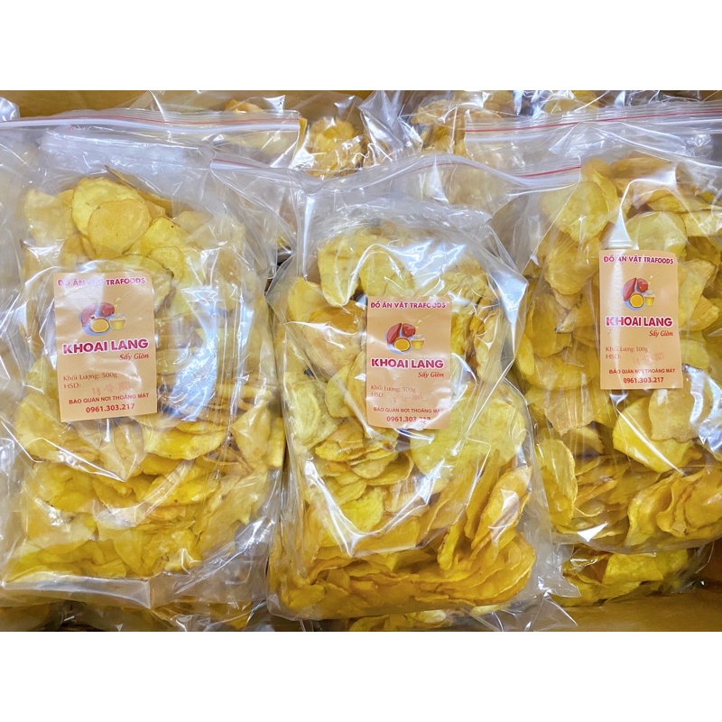 [Mã 55FMCGSALE1 giảm 10% đơn 250K] 500g KHOAI LANG SẤY MẬT ONG ĐÀ LẠT(ship hoả tốc HN)