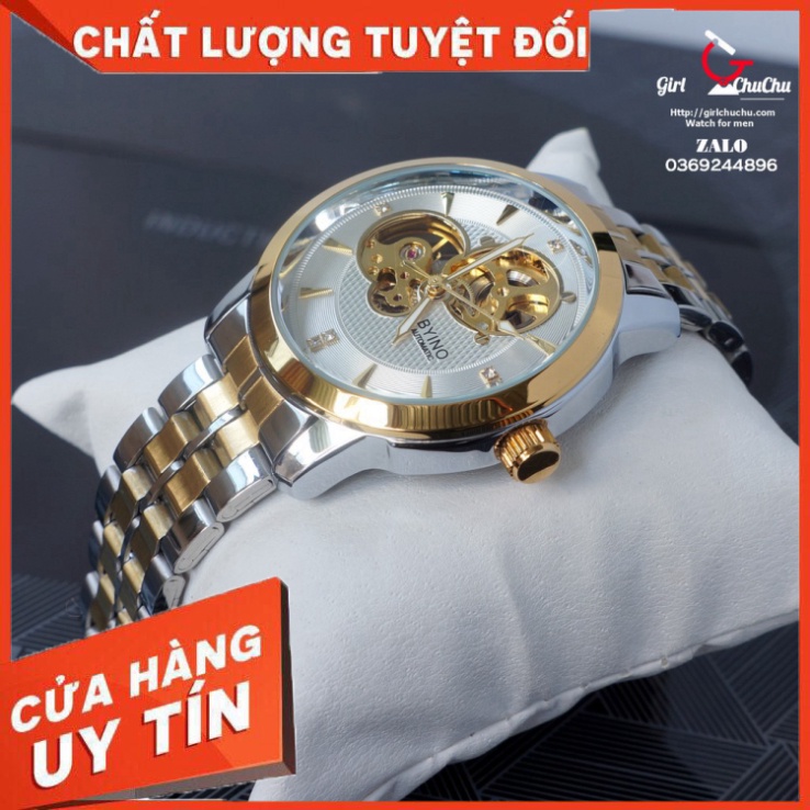 Đồng Hồ Nam Byino Cơ Lộ Máy Cực Chất Lượng - Hàng nhập khẩu