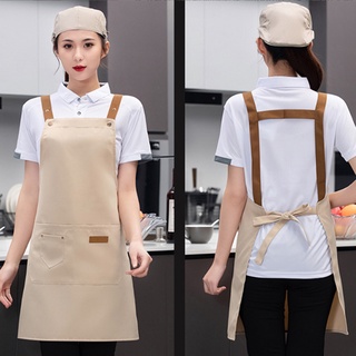 Tạp dề Hàn Quốc tạp dề chống thấm nước tạp dề barista tạp dề nhà bếp chống thấm nước tạp dề đầu bếp có thể được tùy chỉnh logo tạp dề nhà hàng bồi bàn tạp dề làm việc