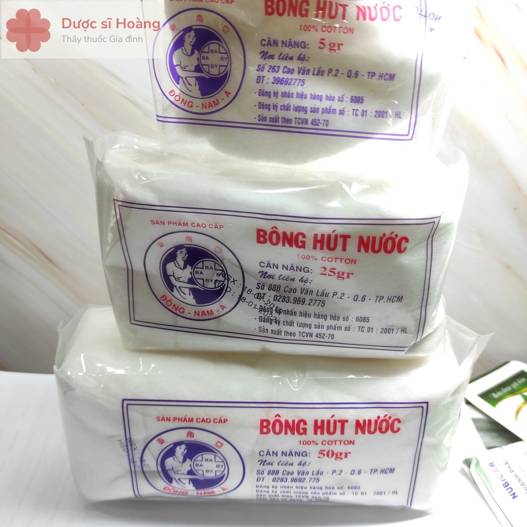 Bông Hút Nước - Sản Phẩm Cao Cấp 100% COTTON