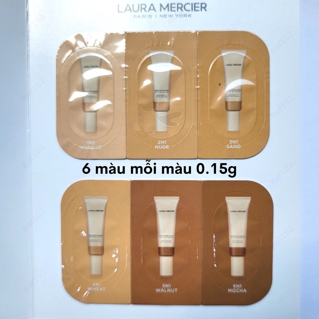 LAURA MERCIER kem dưỡng có màu siêu kiềm dầu Tinted Moisturizer mini/sample