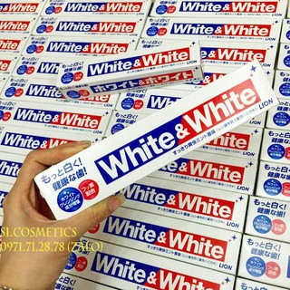  Kem đánh răng white and white của Nhật