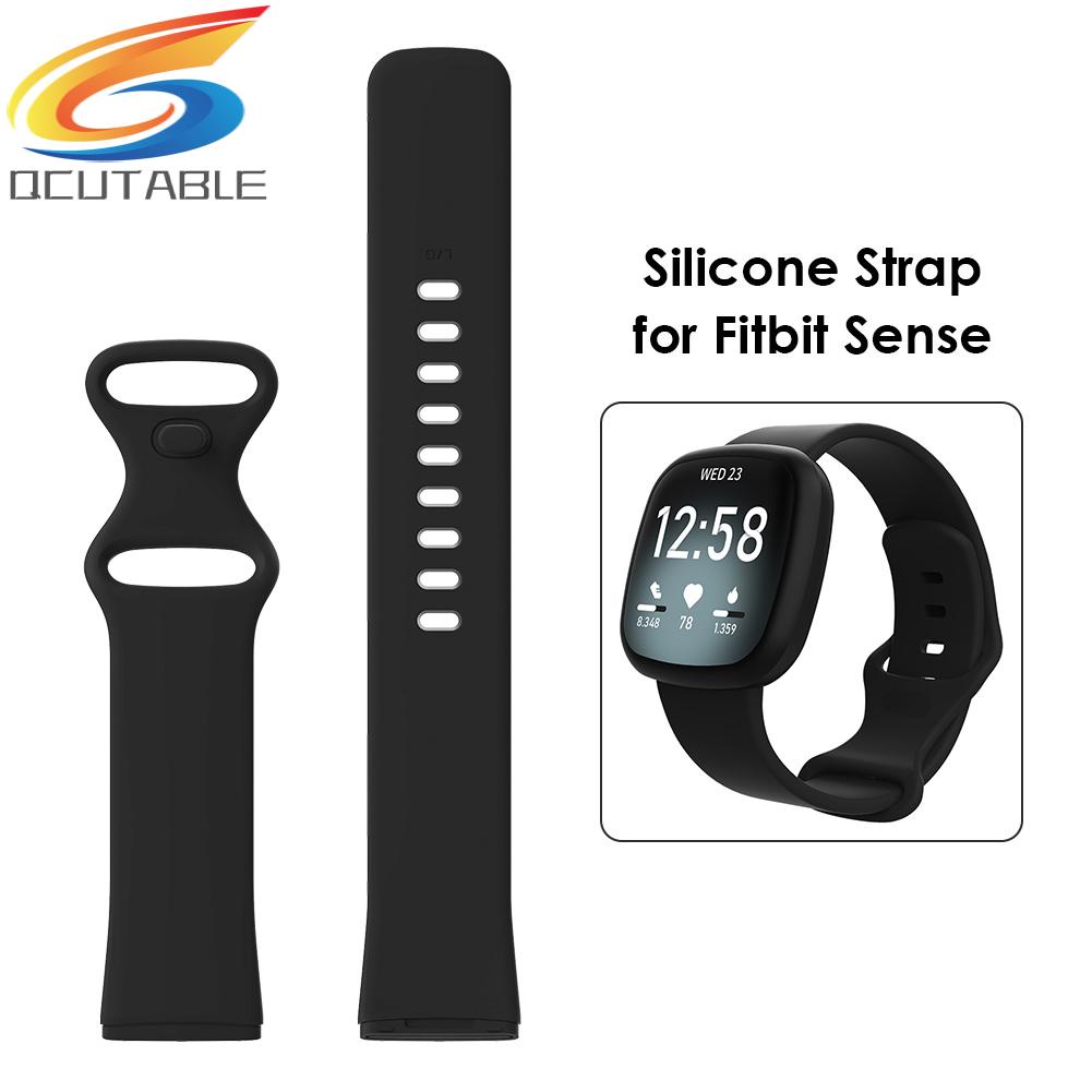 Dây đeo silicon thể thao cho đồng hồ thông minh Fitbit Versa 3 / Fitbit Sense