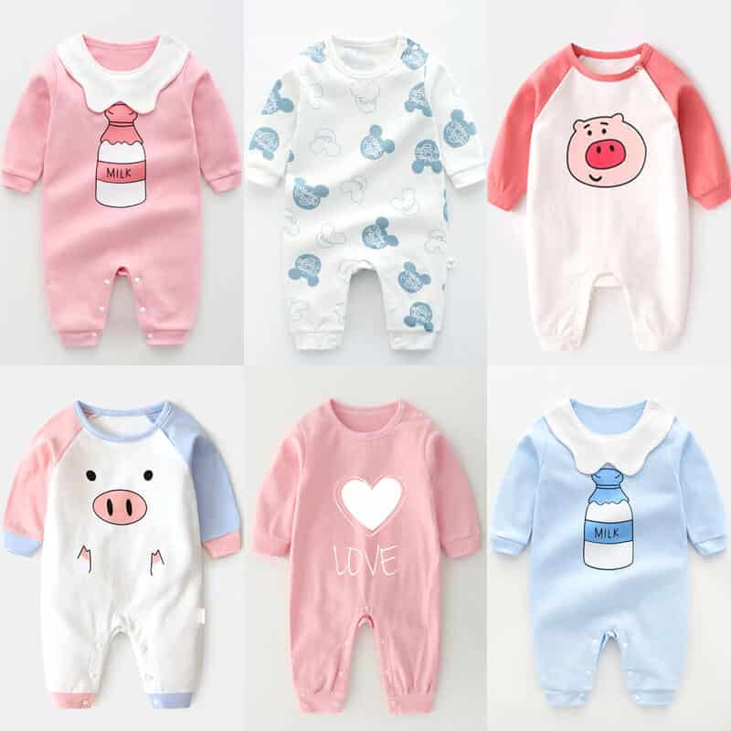 Quần áo trẻ sơ sinh dưới 6 tháng tuổi