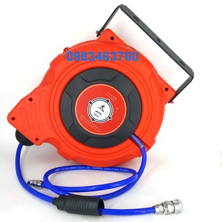 DÂY HƠI TỰ RÚT TAYI PHI 8* 12 DÀI 10M TẶNG KÈM SÚNG XỊT BỤI