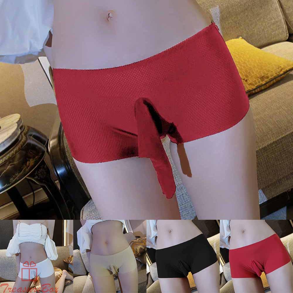 Mens Underwear Low Waist One Size Panties Penis Sheath Pouch Solid Color
