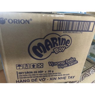 ( Bán sỉ) 1 thùng bánh cá marine boy