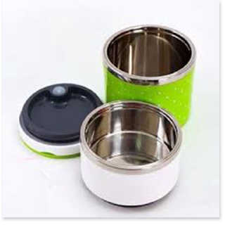 CÀ MEN ĐỰNG CƠM VỎ NHỰA 2 tầng