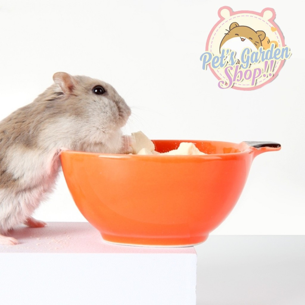 Chén bí đỏ bằng sứ cho hamster, pet nhỏ...
