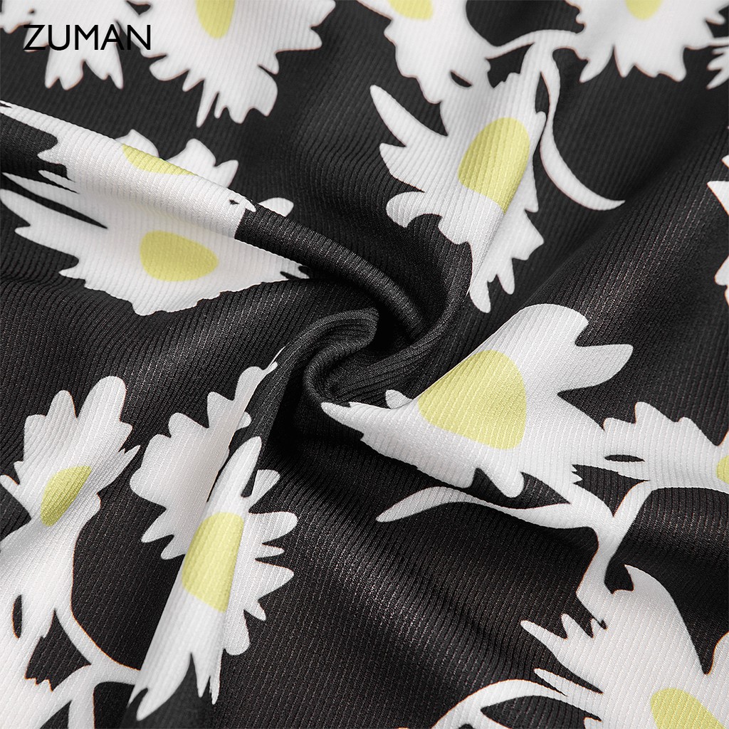 Áo sơ mi nam họa tiết Chrysanthemum Patterned Shirt ASM118  ZUMAN  chất lụa vân chéo, form suông, thoáng mát