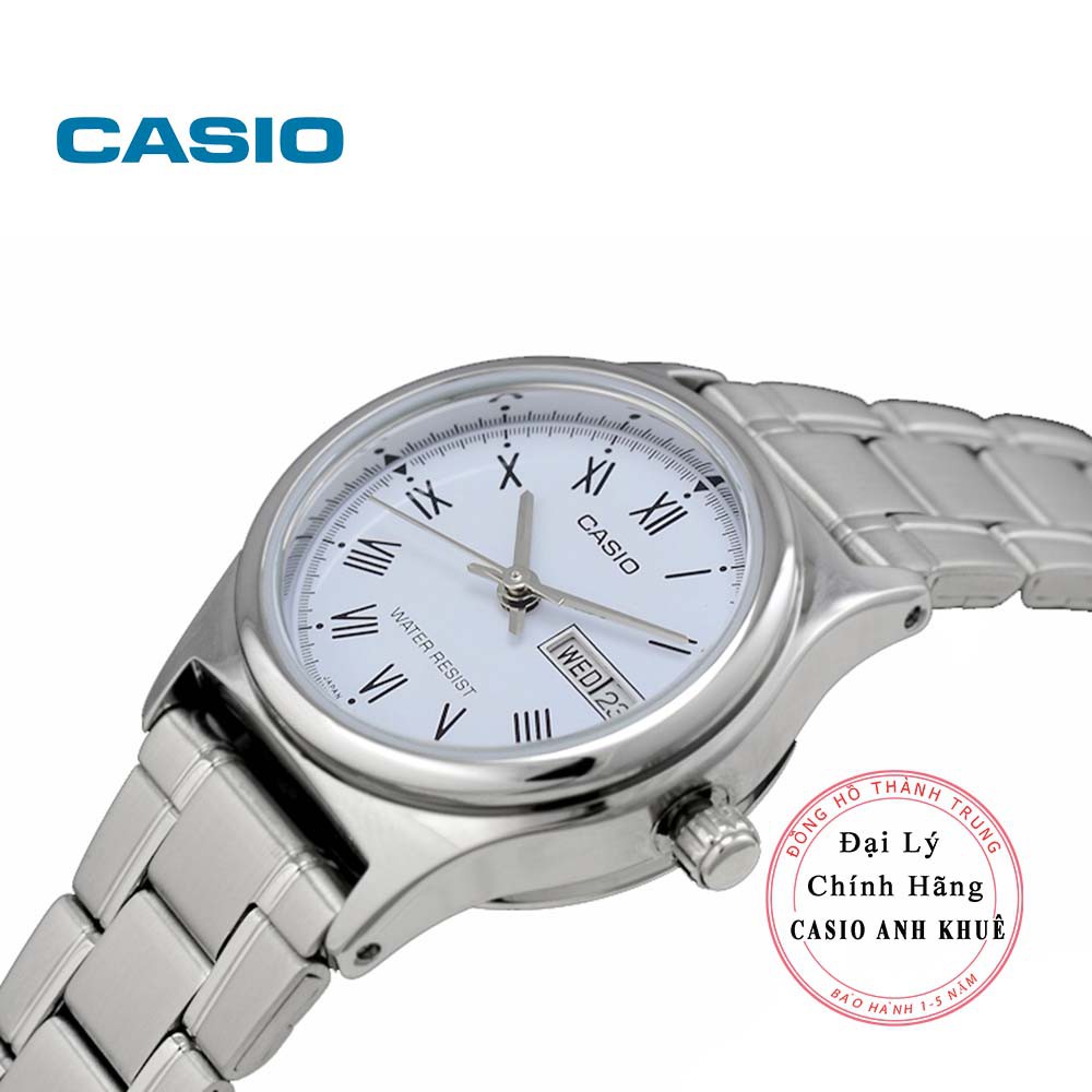 Đồng hồ nữ Casio LTP-V006D-2BUDF dây kim loại