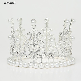 1 Vương Miện Nhỏ Đính Ngọc Trai Trang Trí