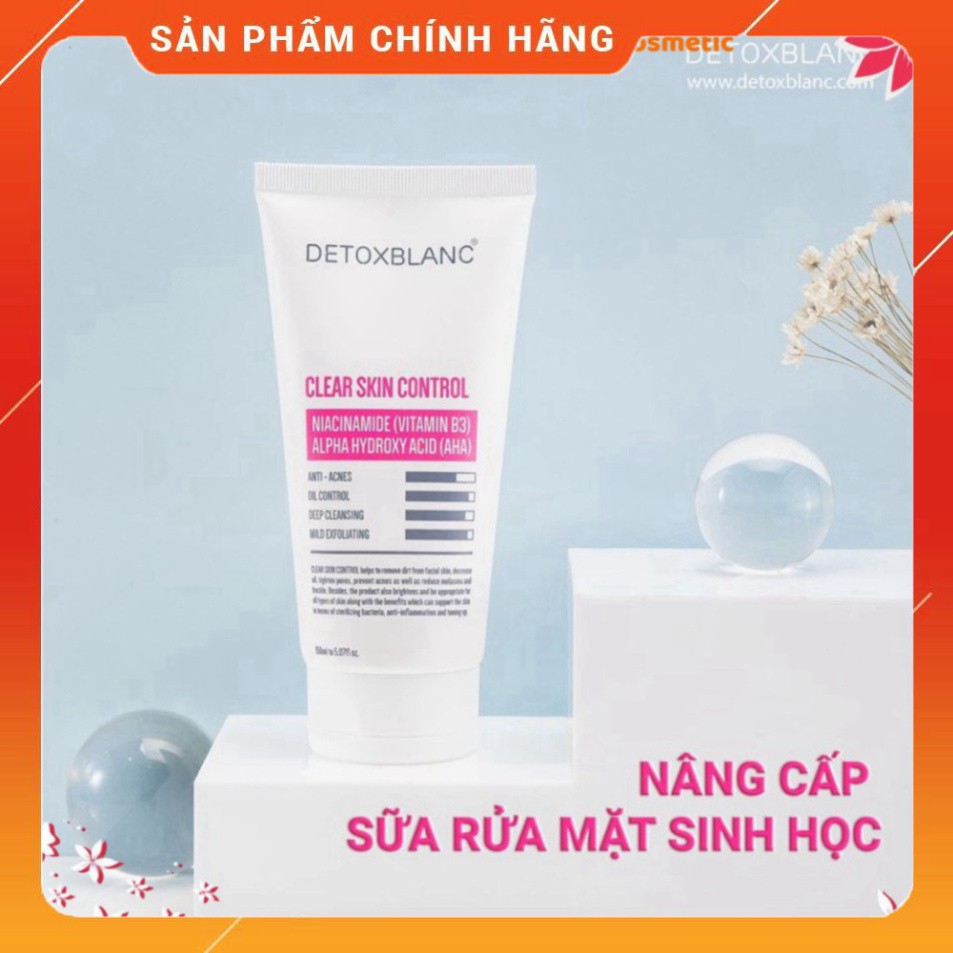 VMPGS MPGS 🔥🔥🔥Sữa rửa mặt sinh học Detox BlanC Clear Skin Control🔥🔥🔥 (150ml) (detoxblanc.vietmycosmetic) shopmypha