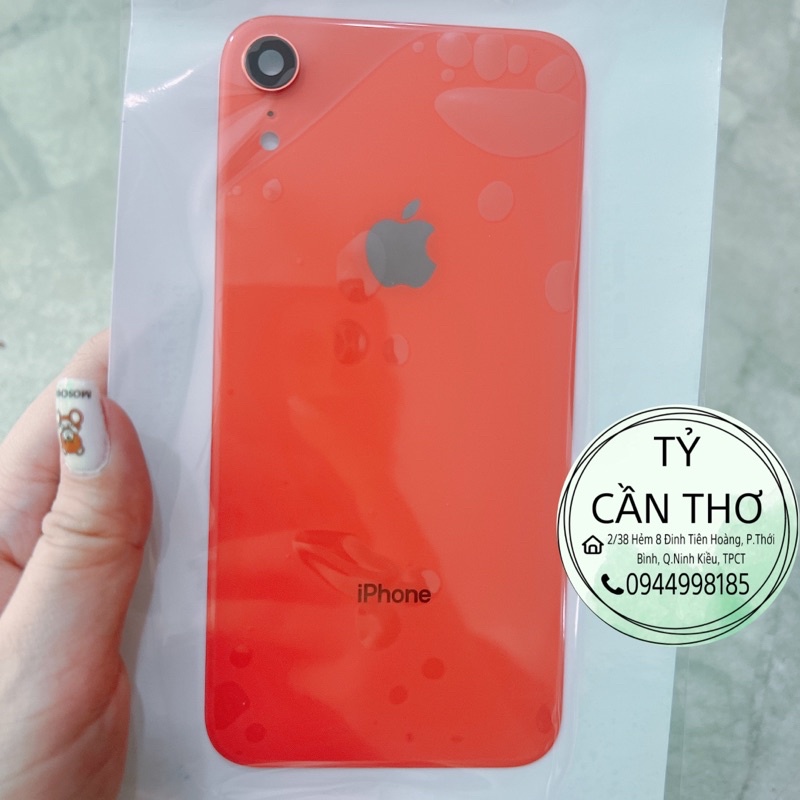 Lưng kính Iphone Xr thay thế kèm cụm kính camera siêu đẹp