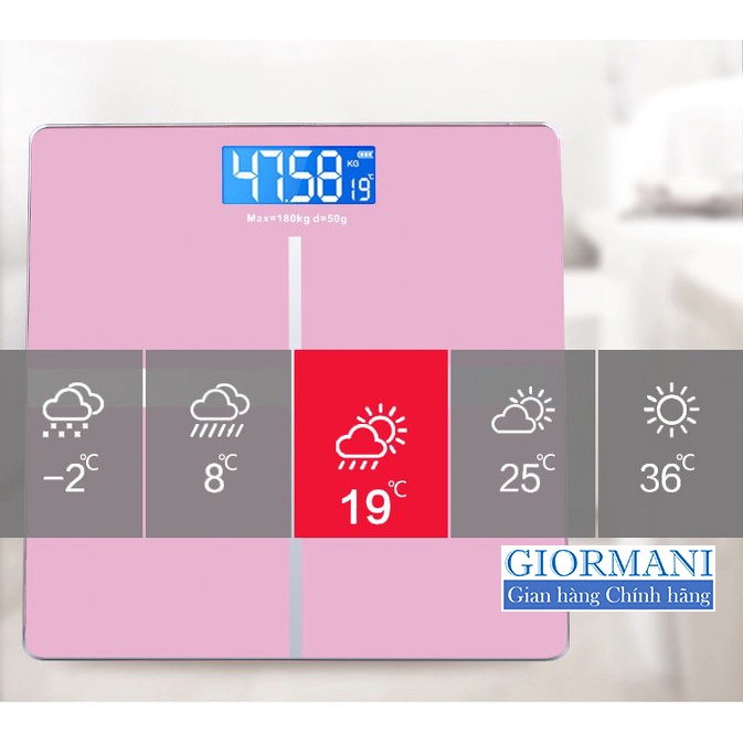 Cân sức khỏe gia đình điện tử có thể sạc Pin - Hàng cao cấp GIORMANI