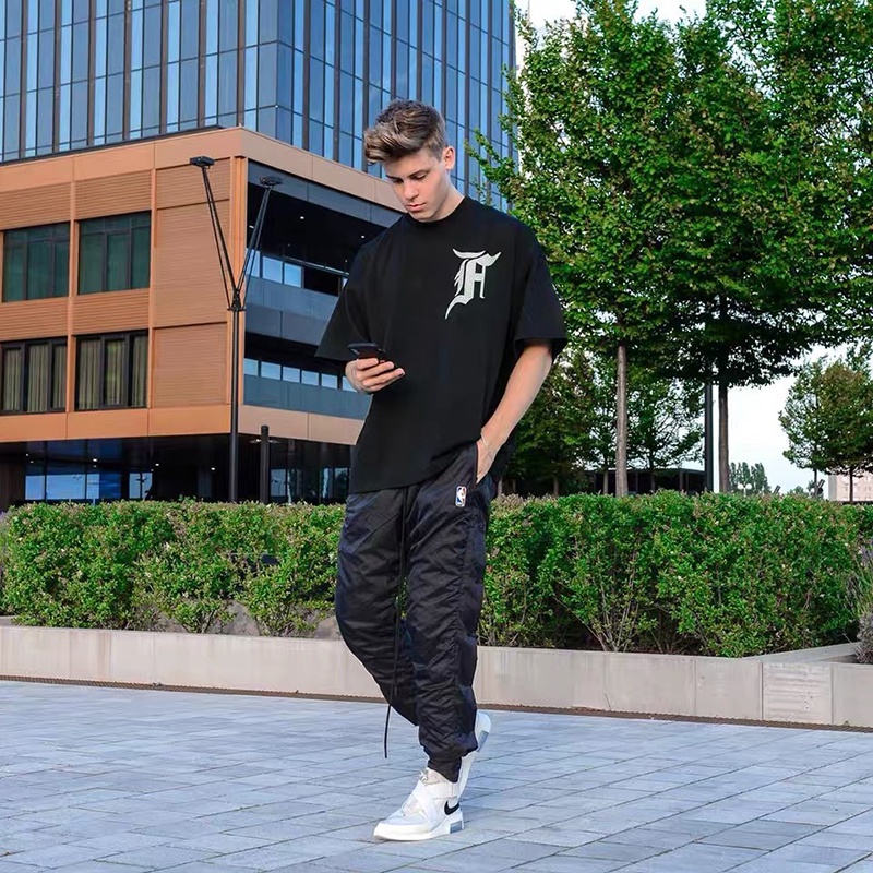 FEAR OF GOD FOG Season 5 Mainline Mesh Short Sleeve Sleeves Loose Couples Bieber Same High Street T-Shirt
