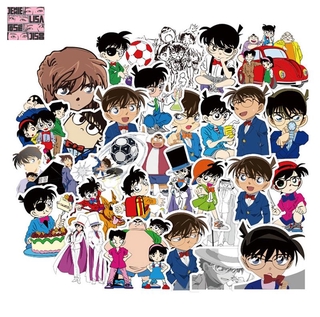 Set 50 sticker trang trí hình thám tử Conan