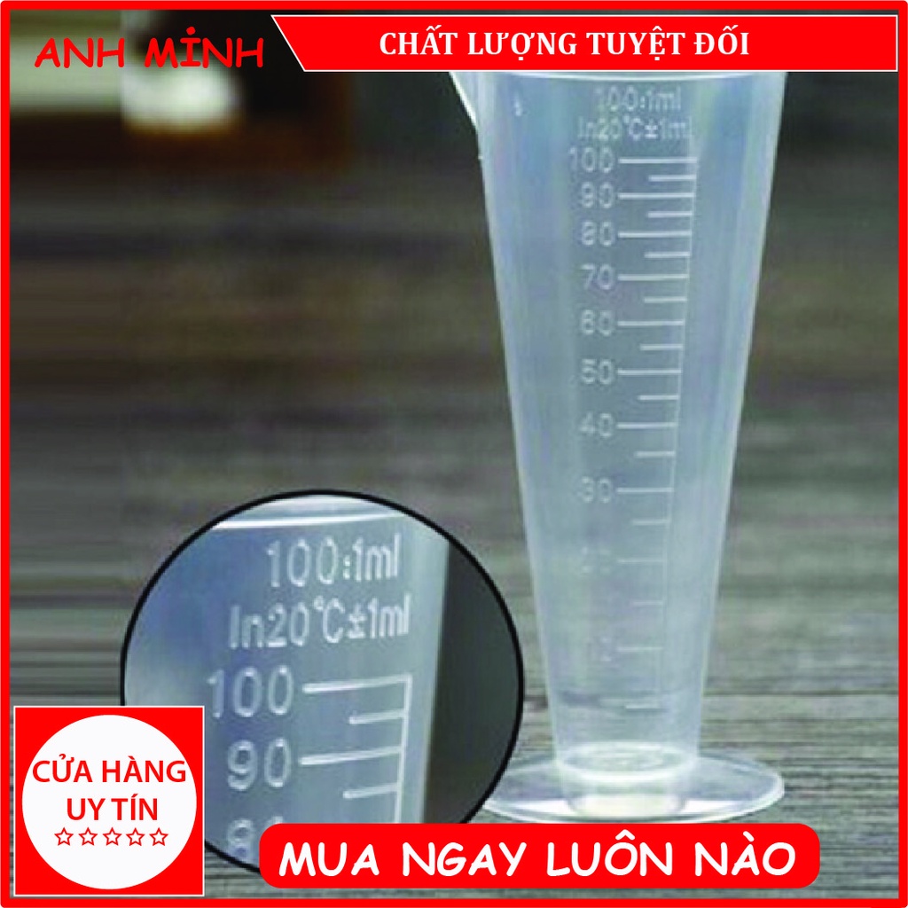 Ly đong nhựa định lượng 100ml Pha chế Trà Sữa Trà Hoa Quả Trà Chanh